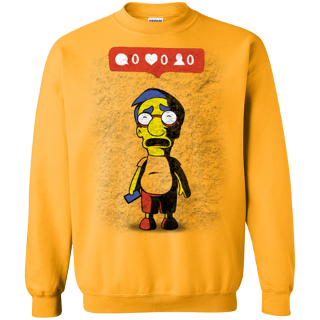 Sweatshirts Gold / S Nobody Likes Him Crewneck Sweatshirt