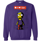 Sweatshirts Purple / S Nobody Likes Him Crewneck Sweatshirt