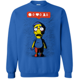 Sweatshirts Royal / S Nobody Likes Him Crewneck Sweatshirt