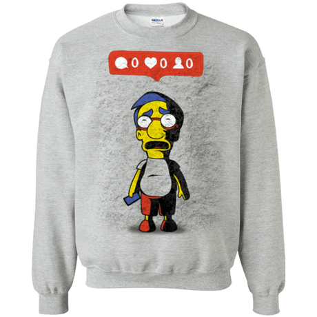 Sweatshirts Sport Grey / S Nobody Likes Him Crewneck Sweatshirt