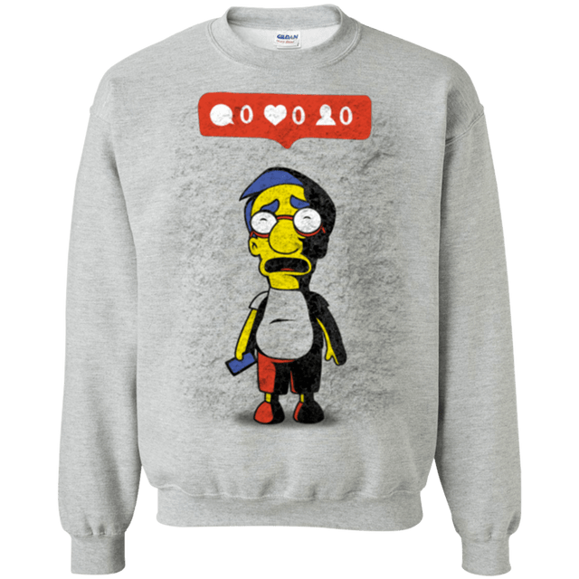 Sweatshirts Sport Grey / S Nobody Likes Him Crewneck Sweatshirt