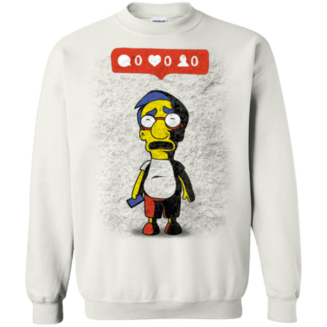 Sweatshirts White / S Nobody Likes Him Crewneck Sweatshirt