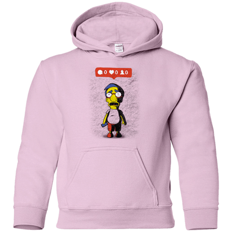 Sweatshirts Light Pink / YS Nobody Likes Him Youth Hoodie