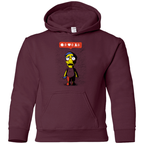 Sweatshirts Maroon / YS Nobody Likes Him Youth Hoodie