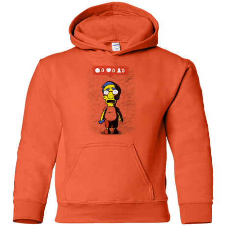 Sweatshirts Orange / YS Nobody Likes Him Youth Hoodie
