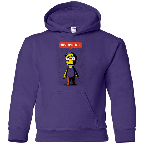 Sweatshirts Purple / YS Nobody Likes Him Youth Hoodie