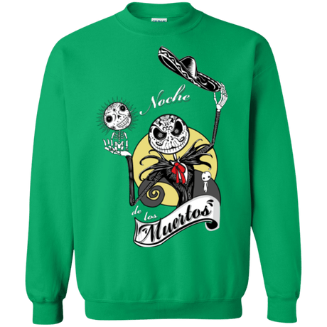 Sweatshirts Irish Green / Small Noche de los Muertos Crewneck Sweatshirt