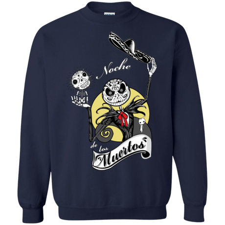 Sweatshirts Navy / Small Noche de los Muertos Crewneck Sweatshirt