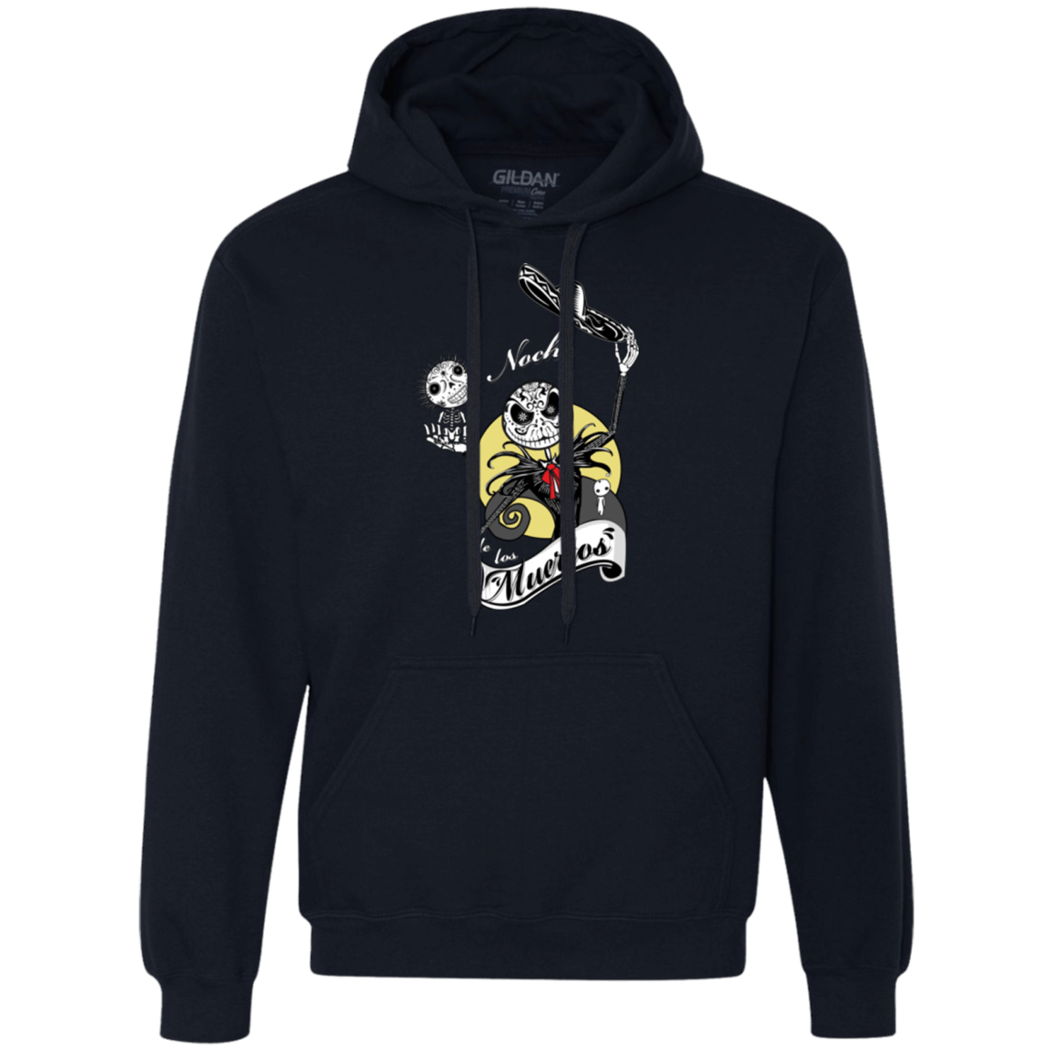 Sweatshirts Navy / Small Noche de los Muertos Premium Fleece Hoodie