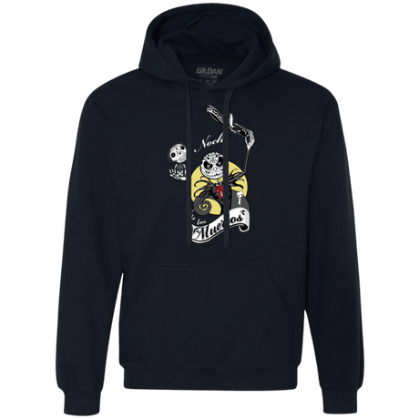 Sweatshirts Navy / Small Noche de los Muertos Premium Fleece Hoodie
