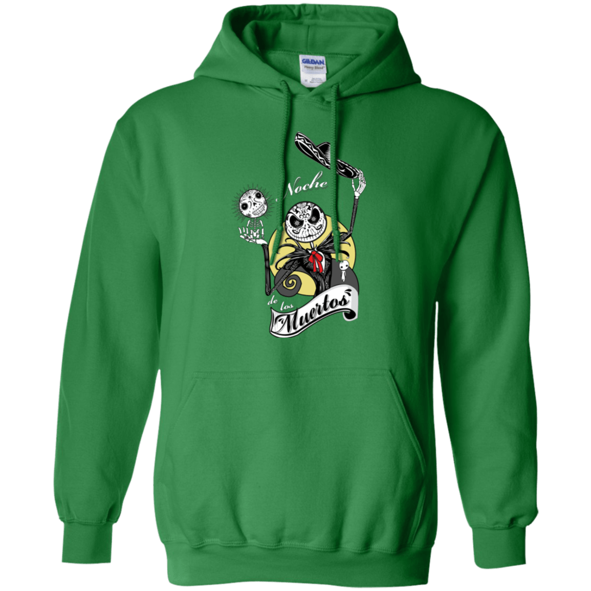 Sweatshirts Irish Green / Small Noche de los Muertos Pullover Hoodie