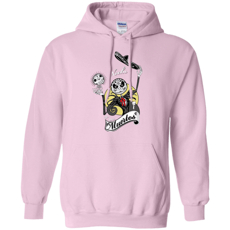 Sweatshirts Light Pink / Small Noche de los Muertos Pullover Hoodie