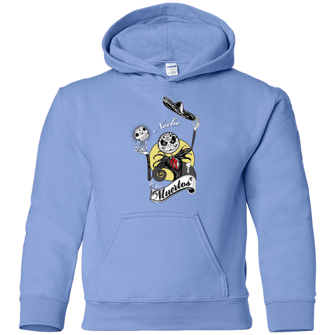 Sweatshirts Carolina Blue / YS Noche de los Muertos Youth Hoodie