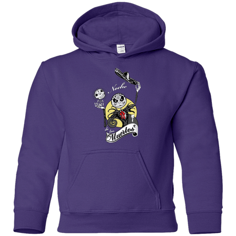 Sweatshirts Purple / YS Noche de los Muertos Youth Hoodie
