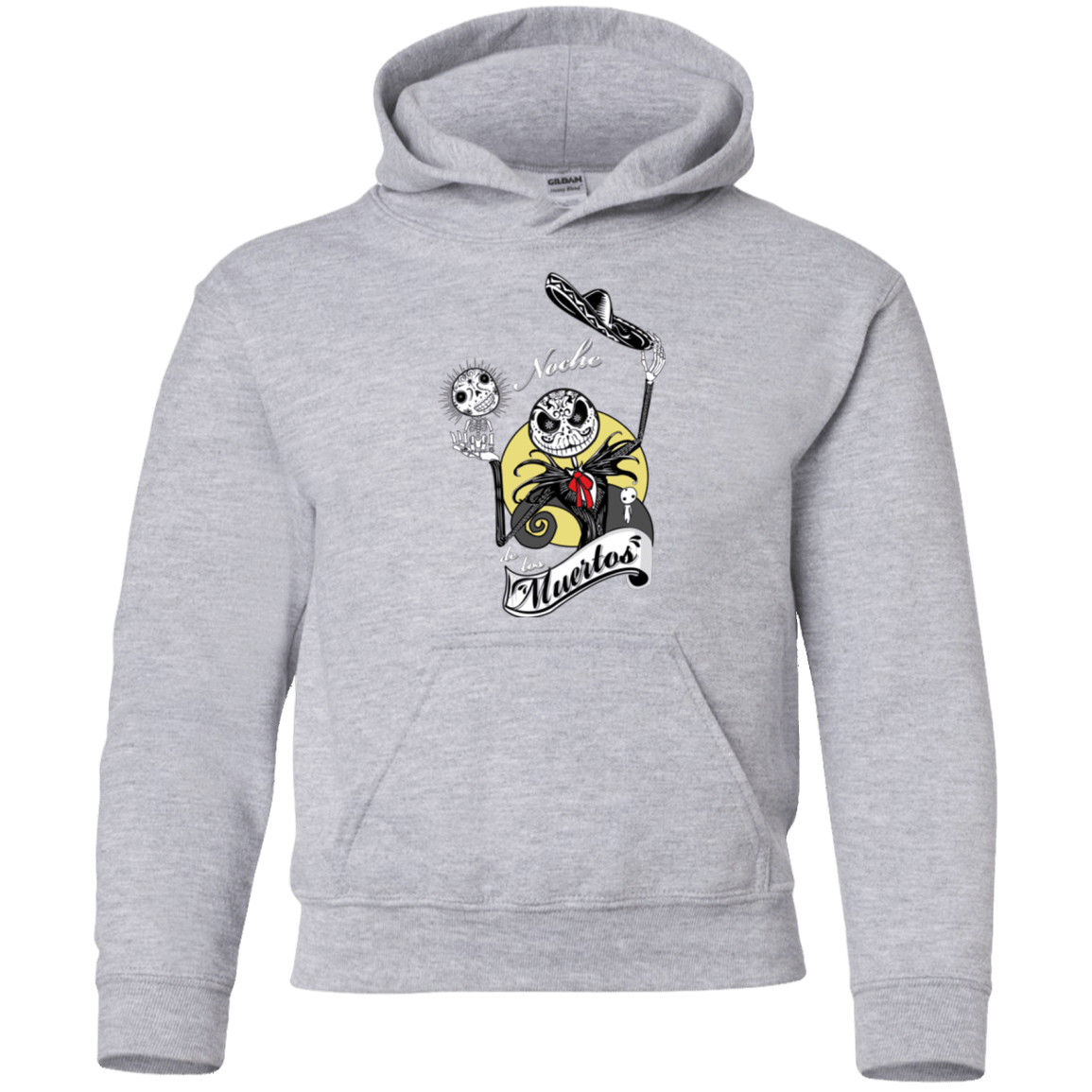 Sweatshirts Sport Grey / YS Noche de los Muertos Youth Hoodie