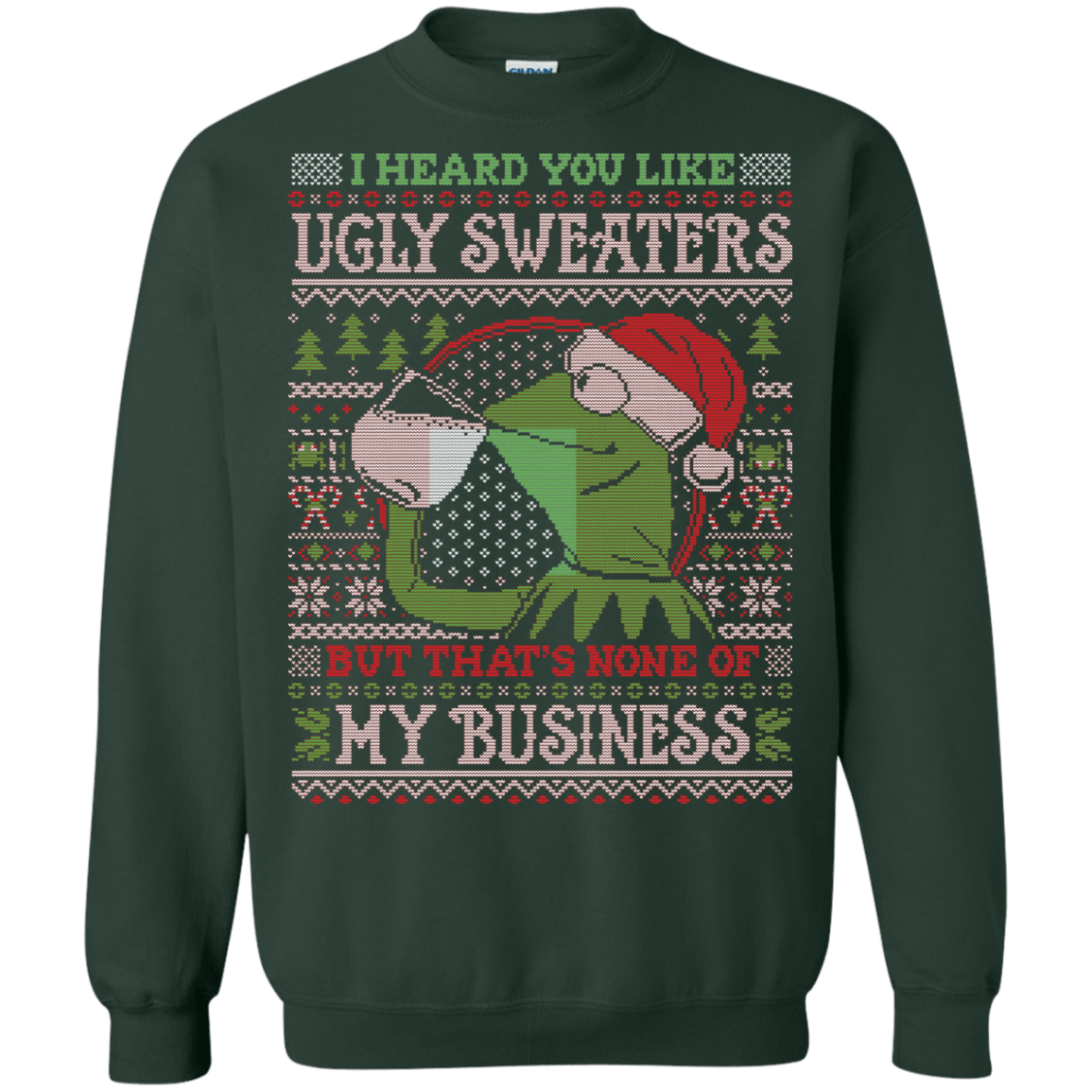 Sweatshirts Forest Green / Small None Business Crewneck Sweatshirt