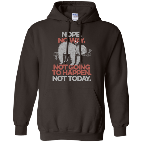 Sweatshirts Dark Chocolate / S Nope No Way Pullover Hoodie