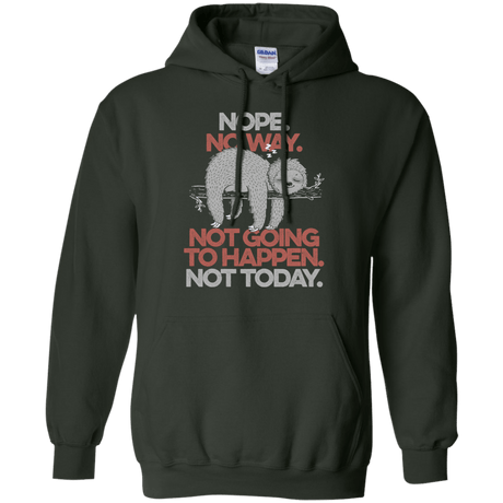 Sweatshirts Forest Green / S Nope No Way Pullover Hoodie