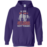 Sweatshirts Purple / S Nope No Way Pullover Hoodie