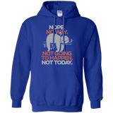 Sweatshirts Royal / S Nope No Way Pullover Hoodie