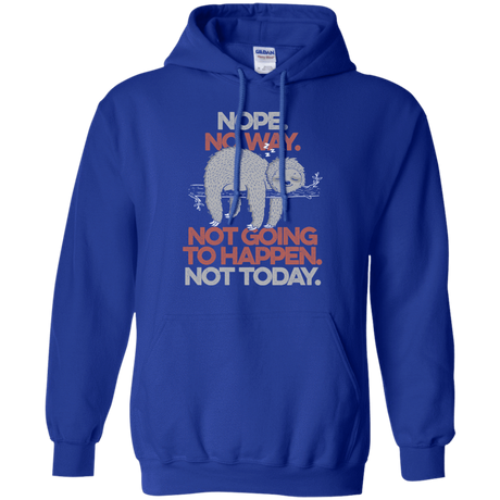 Sweatshirts Royal / S Nope No Way Pullover Hoodie