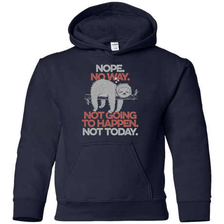 Sweatshirts Navy / YS Nope No Way Youth Hoodie