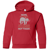 Sweatshirts Red / YS Nope No Way Youth Hoodie