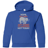 Sweatshirts Royal / YS Nope No Way Youth Hoodie