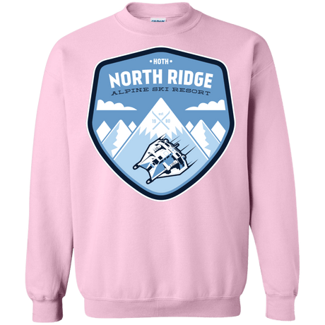 Sweatshirts Light Pink / Small North Ridge Ski Resort Crewneck Sweatshirt
