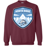 Sweatshirts Maroon / Small North Ridge Ski Resort Crewneck Sweatshirt