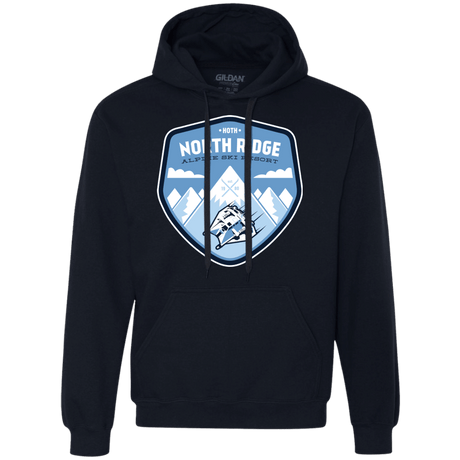 Sweatshirts Navy / Small North Ridge Ski Resort Premium Fleece Hoodie