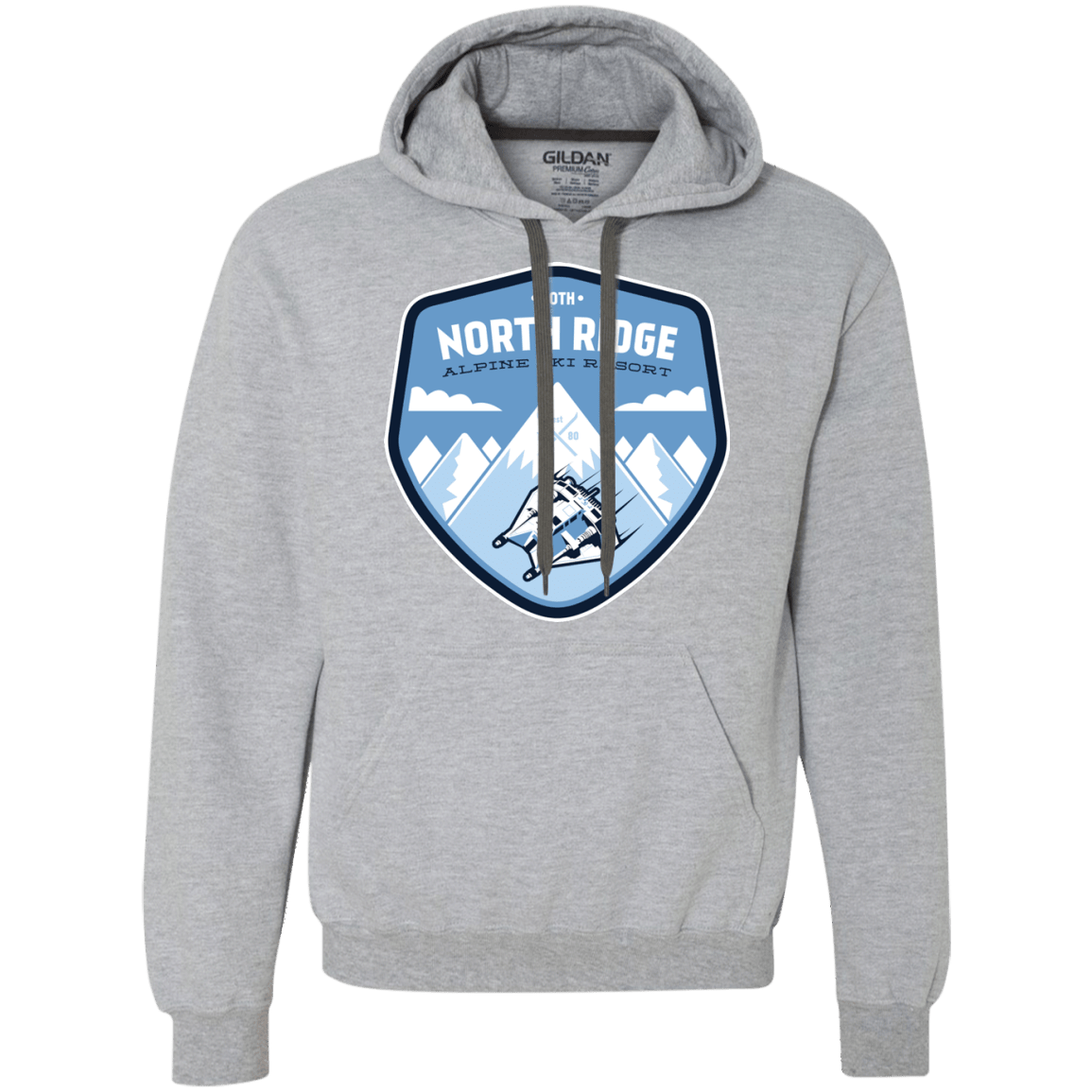 Sweatshirts Sport Grey / Small North Ridge Ski Resort Premium Fleece Hoodie
