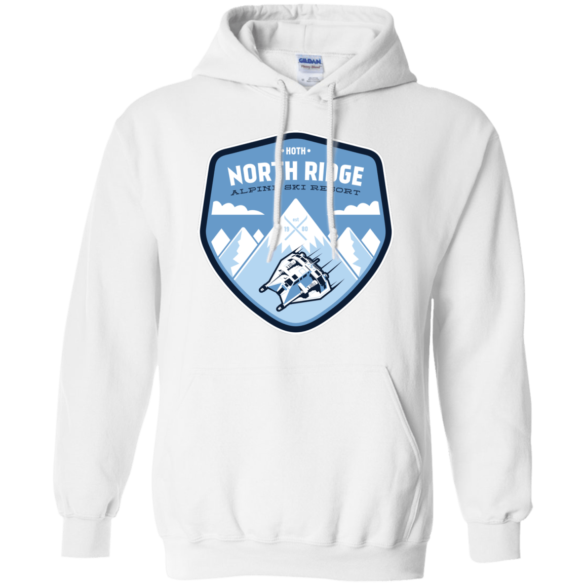 Sweatshirts White / Small North Ridge Ski Resort Pullover Hoodie