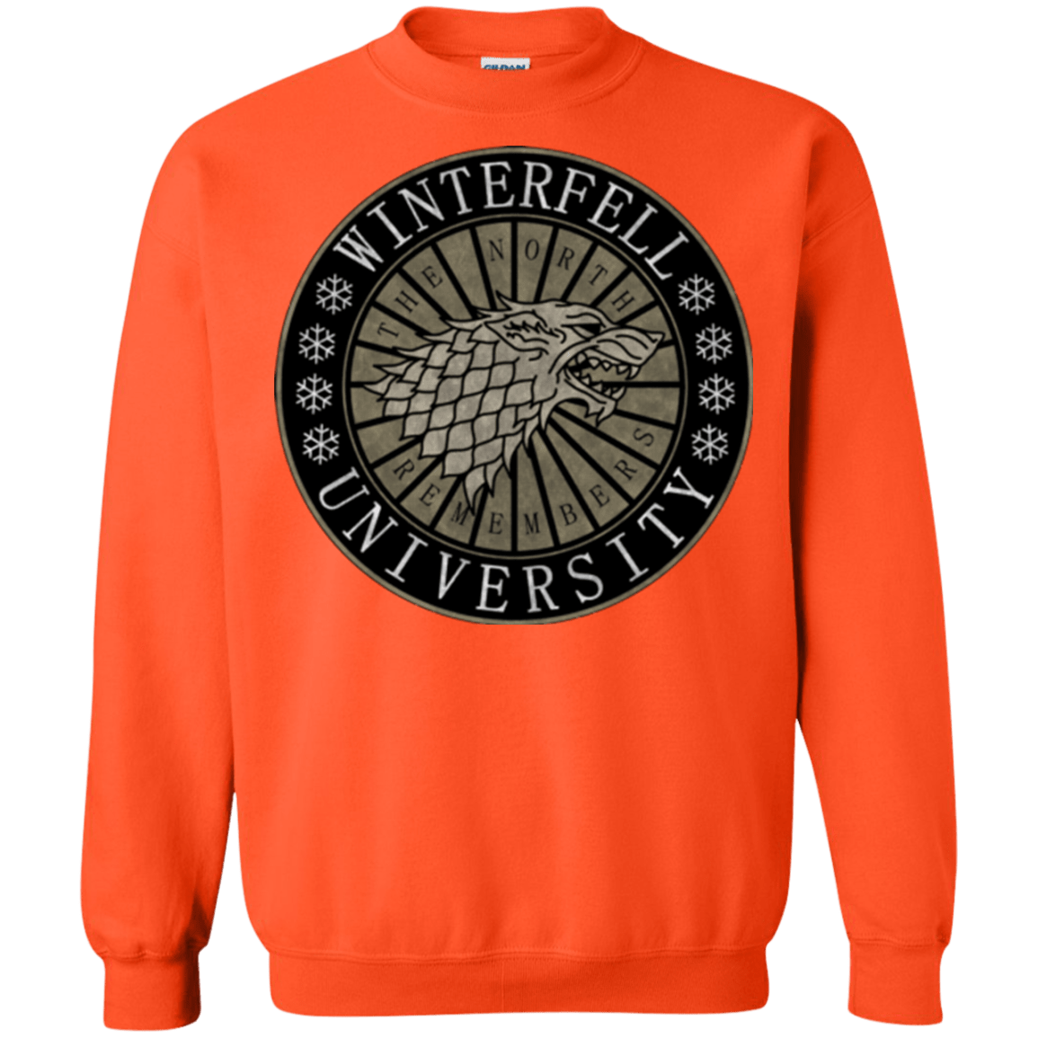 Sweatshirts Orange / Small North university Crewneck Sweatshirt