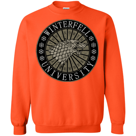 Sweatshirts Orange / Small North university Crewneck Sweatshirt