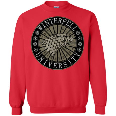 Sweatshirts Red / Small North university Crewneck Sweatshirt