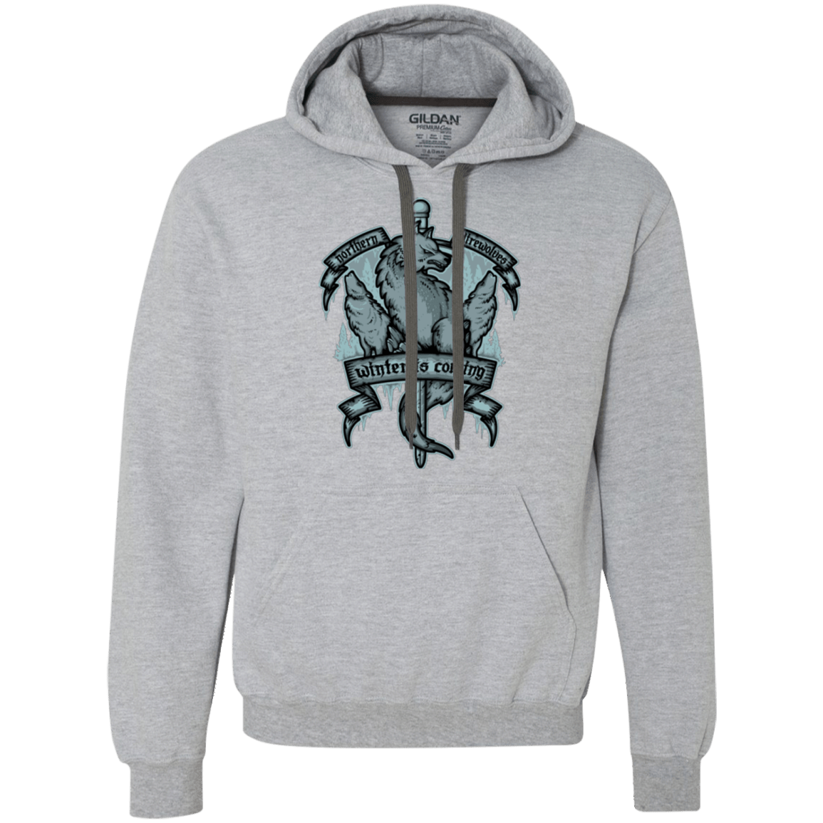 Sweatshirts Sport Grey / Small Northern Direwolves Premium Fleece Hoodie