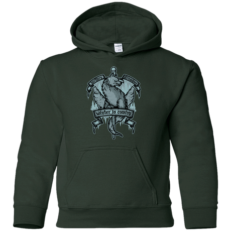 Sweatshirts Forest Green / YS Northern Direwolves Youth Hoodie