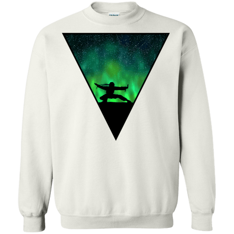 Sweatshirts White / S Northern Lights Pose Crewneck Sweatshirt