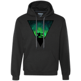 Sweatshirts Black / S Northern Lights Pose Premium Fleece Hoodie