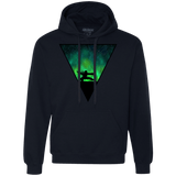 Sweatshirts Navy / S Northern Lights Pose Premium Fleece Hoodie