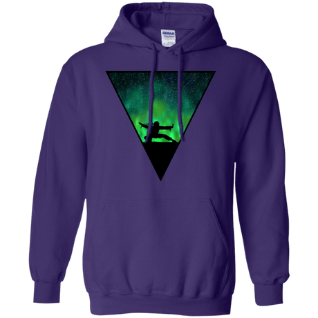 Sweatshirts Purple / S Northern Lights Pose Pullover Hoodie