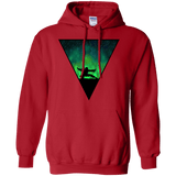 Sweatshirts Red / S Northern Lights Pose Pullover Hoodie