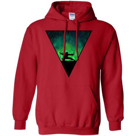 Sweatshirts Red / S Northern Lights Pose Pullover Hoodie