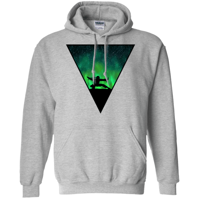 Sweatshirts Sport Grey / S Northern Lights Pose Pullover Hoodie