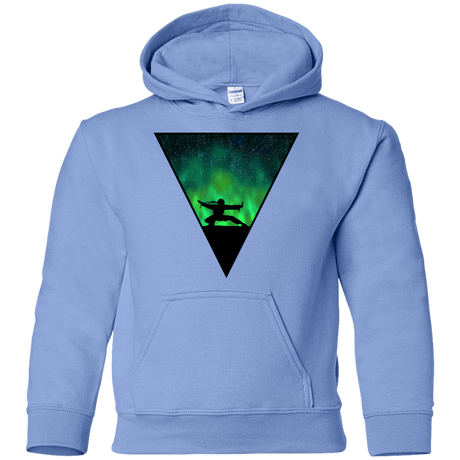 Sweatshirts Carolina Blue / YS Northern Lights Pose Youth Hoodie