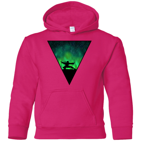 Sweatshirts Heliconia / YS Northern Lights Pose Youth Hoodie