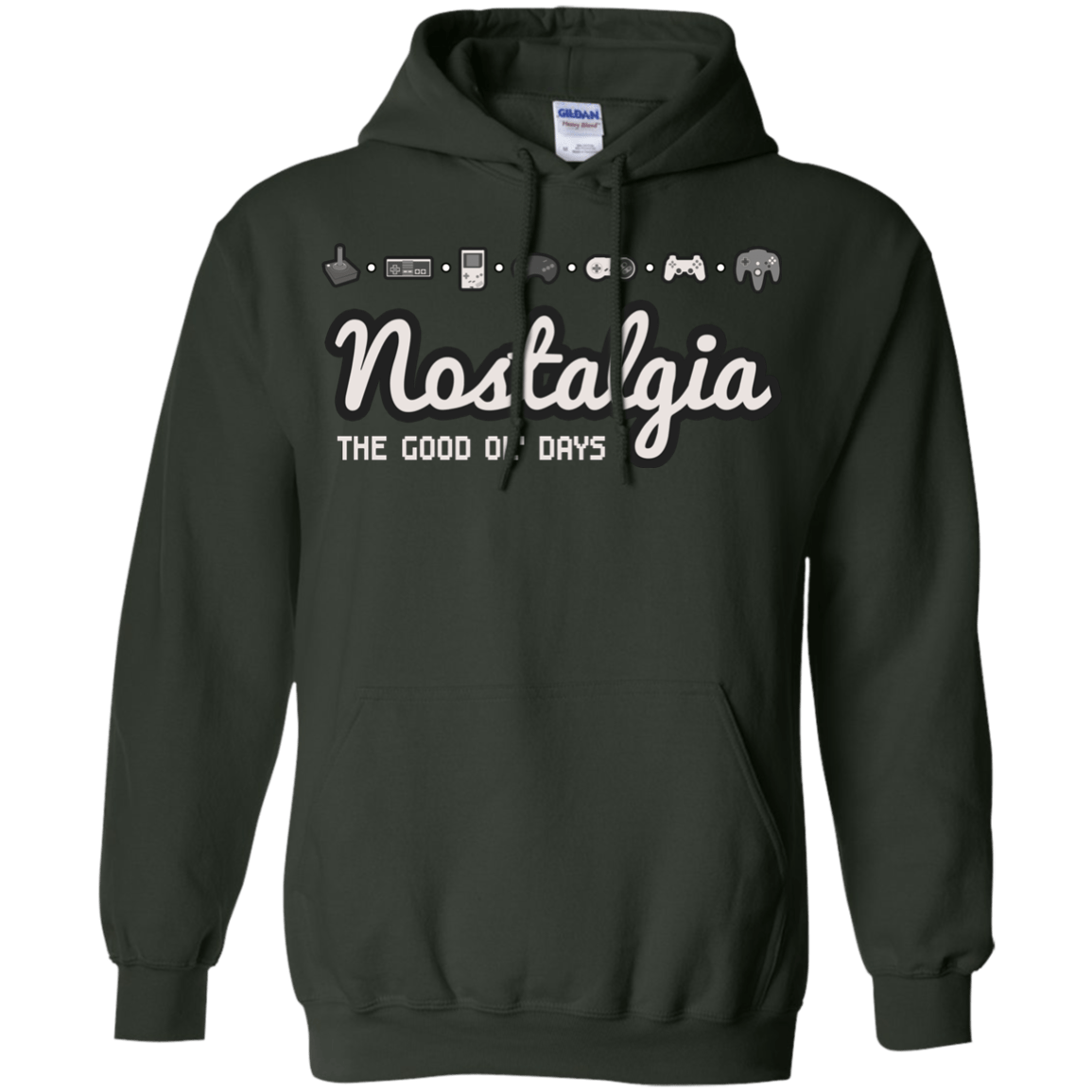 Sweatshirts Forest Green / Small Nostalgia Pullover Hoodie