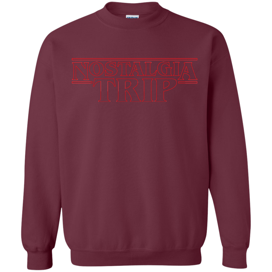 Sweatshirts Maroon / Small Nostalgia Trip Crewneck Sweatshirt