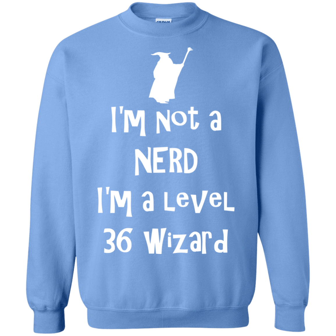 Sweatshirts Carolina Blue / S Not a Nerd Crewneck Sweatshirt